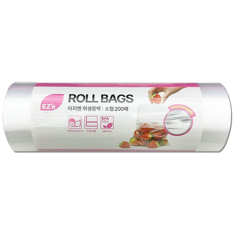 [EZ'n] Food Roll Bags 6.7 x 9.8 in 200 sheets - S 1 each