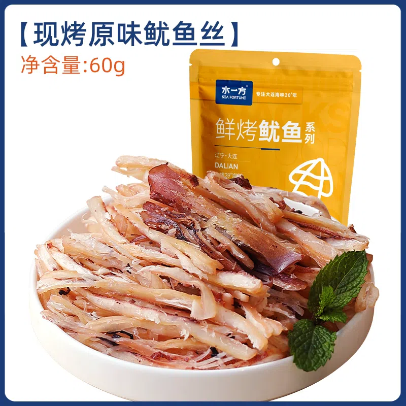 Shui Yi Fang Shredded Squid 60g*1 bag 60 g