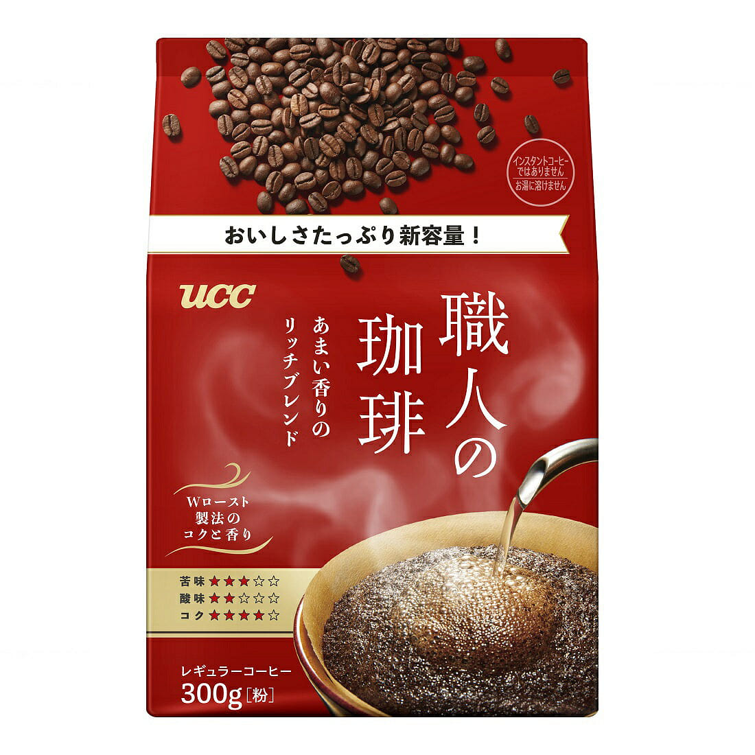 UCC roasted black coffee powder 300g (non-instant) 1 개