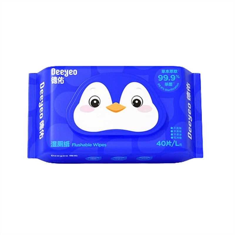 Wet toilet paper portable pack 40 sheets* 1 each