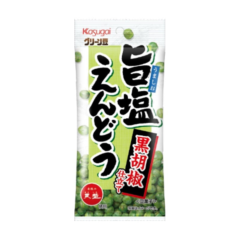 Kasugai Green Beans Black Pepper Flavor 40g 1 pack