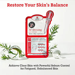 Leaders Insolution AC-Dressing Skin Clinic Mask (10 Sheets) 10 box