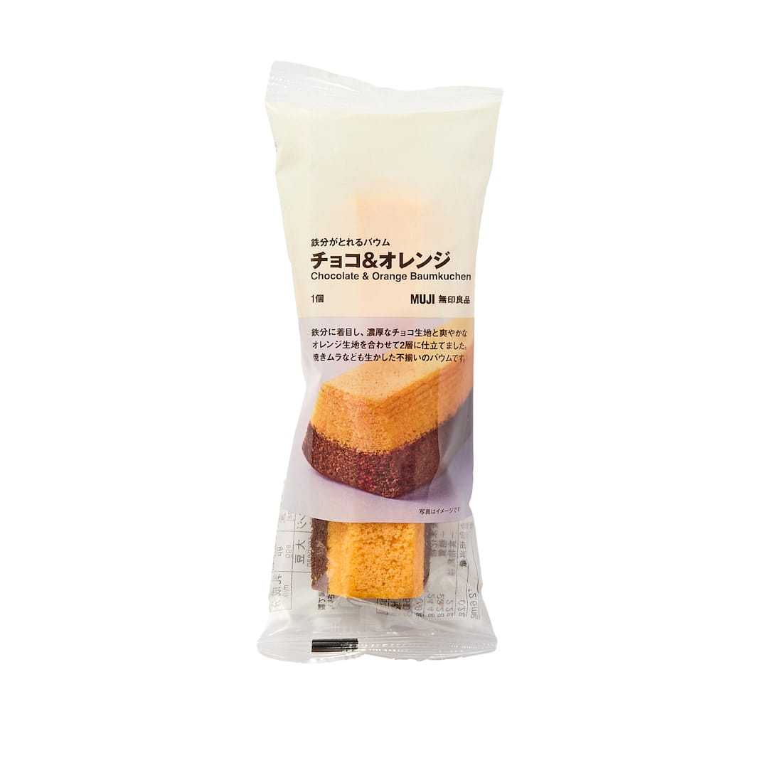 Muji Chocolate Orange Baumkuchen 1pc 1 each
