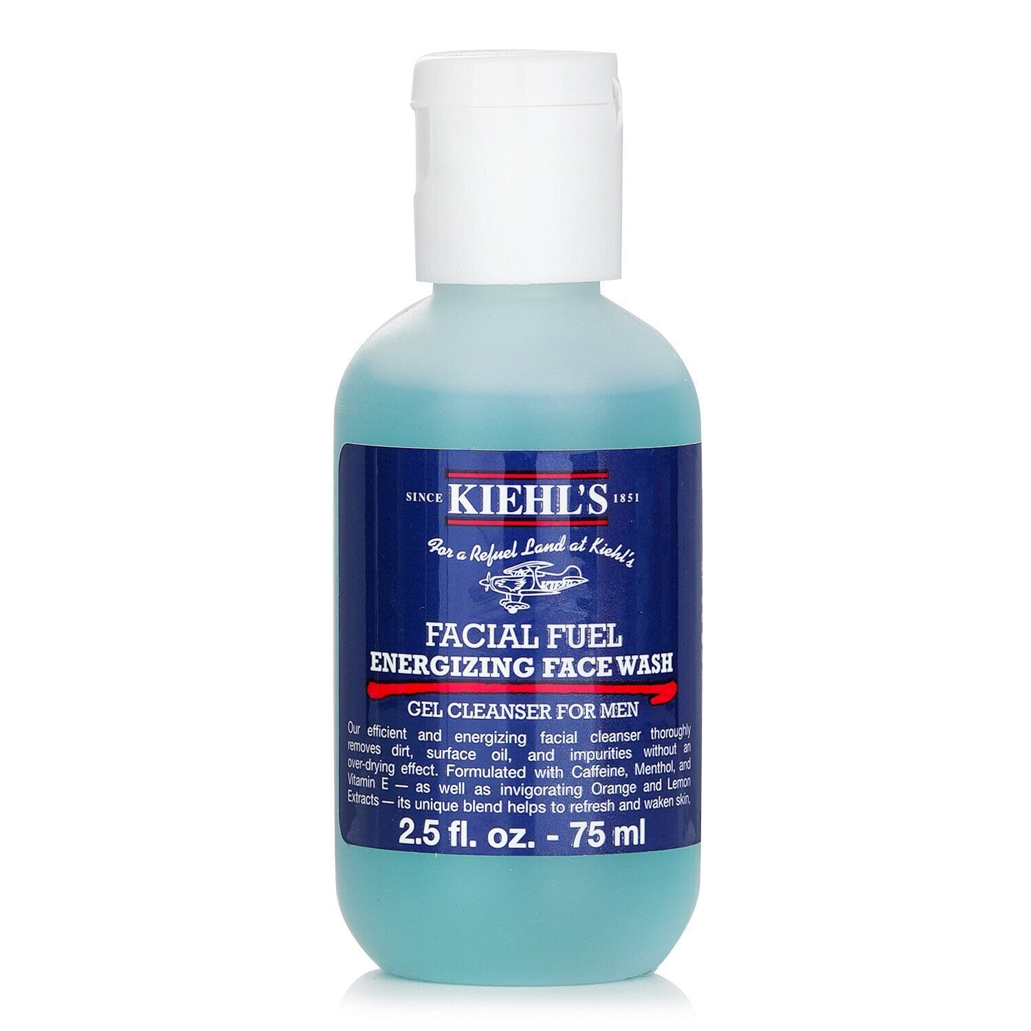 Kiehl's Facial Fuel Energizing Face Wash Gel Cleanser 75 밀리리터