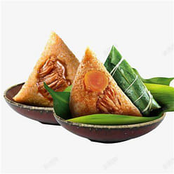 Z4 Salted egg yolk pork belly zongzi 4 count