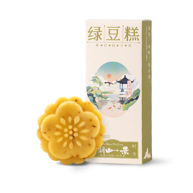 知味观 绿豆糕桂花味 50g 1 盒