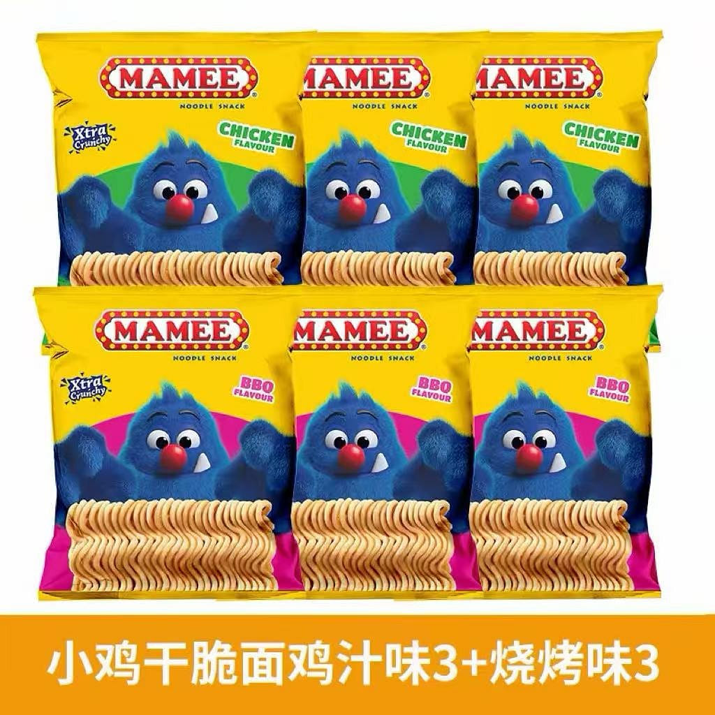 Instant Noodles, Two Flavors, 25g*6 Packs 6 pack