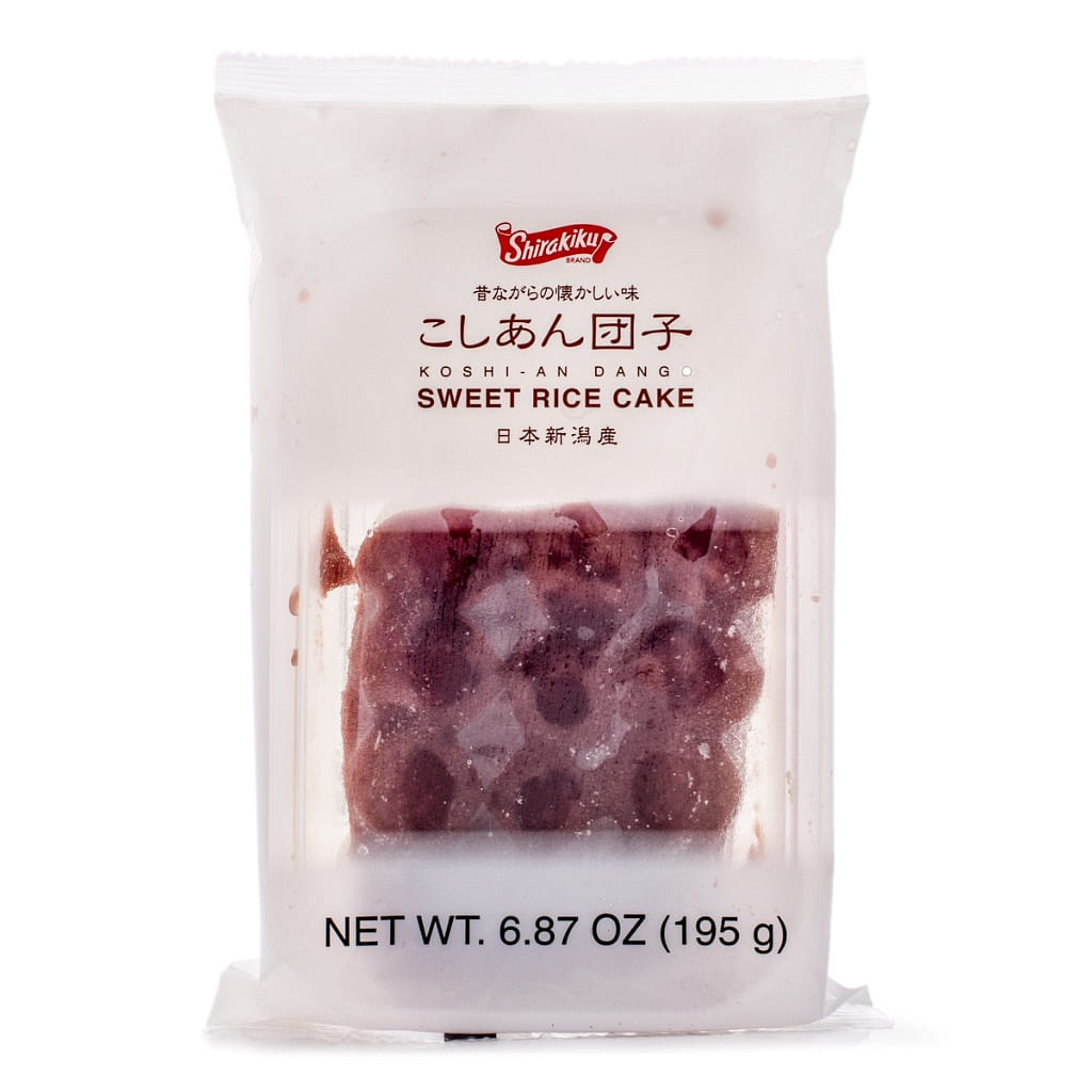 Shirakiku Dango Sweet Rice Cake, Red Bean Koshi-An, Frozen 6.87 oz