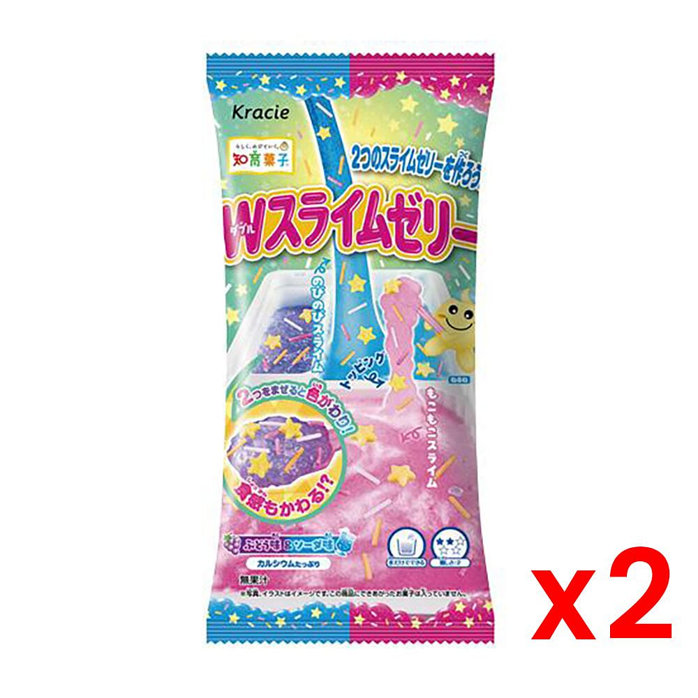Kracie Slime Jelly Candy Kit Soda & Grape Flavorx2 21 g