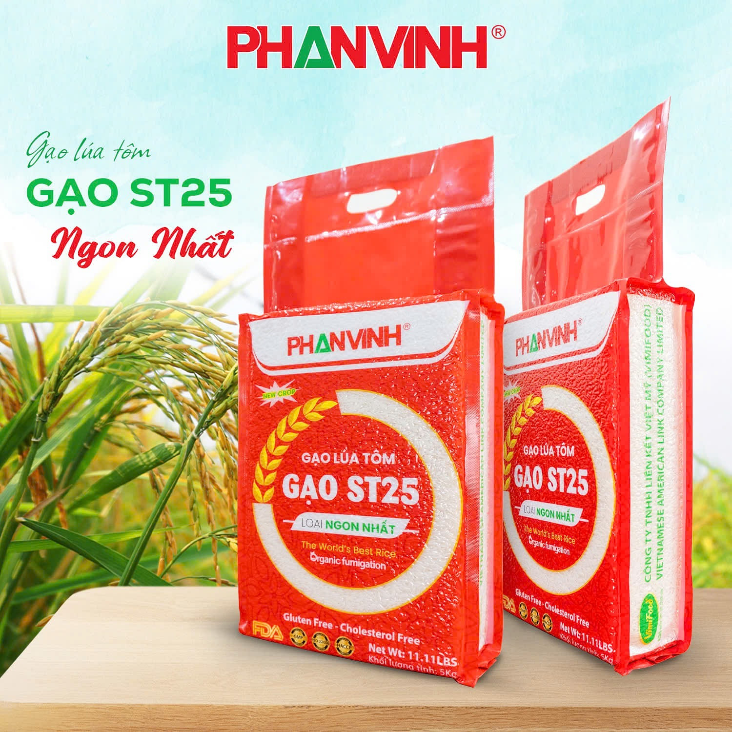 Phan Vinh ST25 Premium Rice 11 lb
