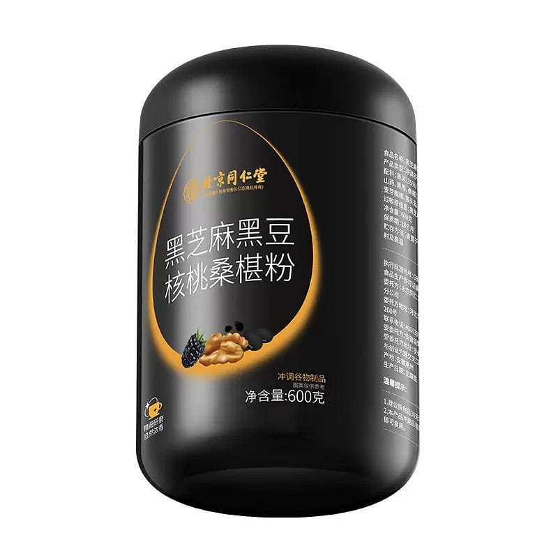 Black sesame black bean powder walnut mulberry pow 600 กรัม