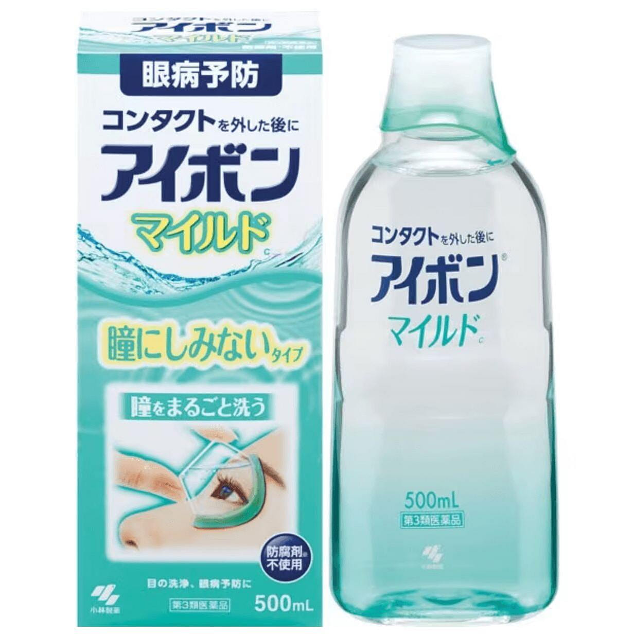 Kobayashi EYEBON Vitamin Eye Wash Light Green 500 ml