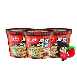Non-fried Chongqing noodles 115g*3 barrels 345 g