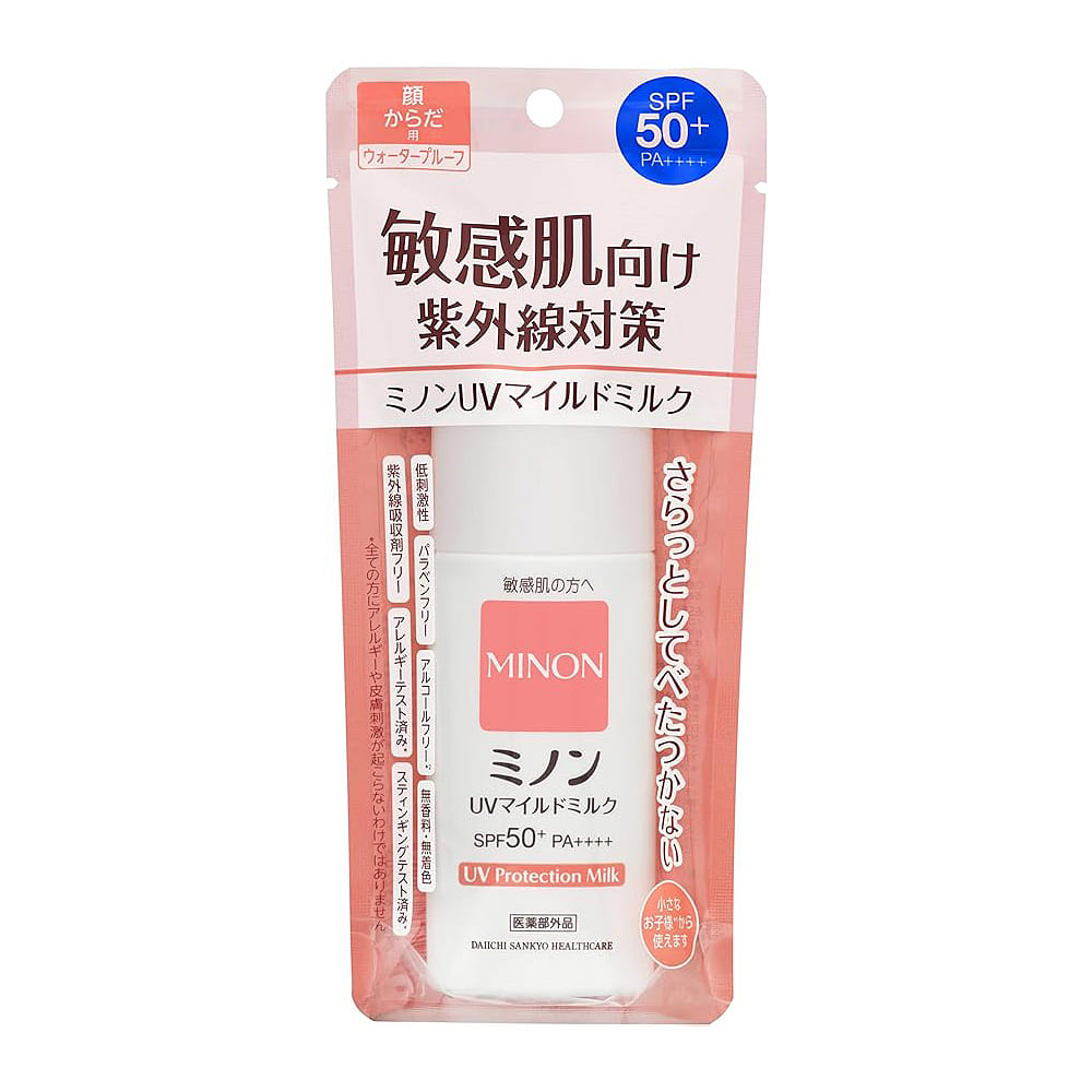 第一三共 MINON 敏感肌温和防晒乳液 80 毫升