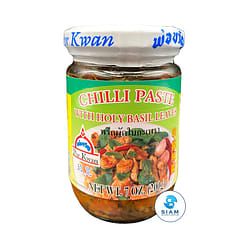 Por Kwan Chili Paste with Holy Basil Leaves (Ka Praw) 7 oz