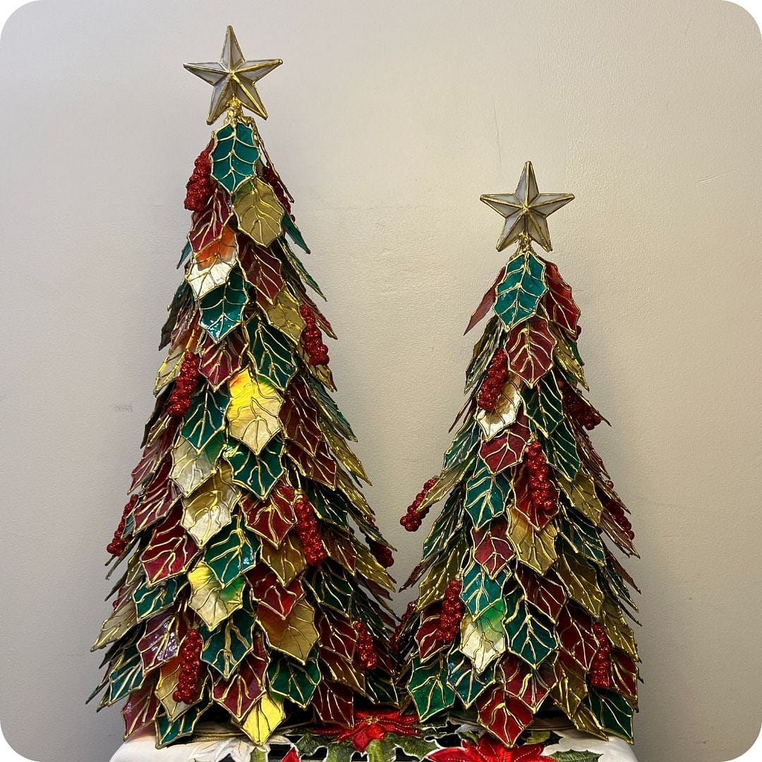 Capiz Christmas Tree - 18 inches 1 each