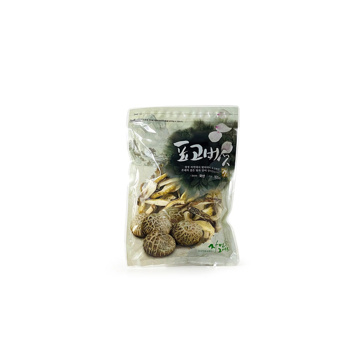 Dried Oak Log Shiitake Mushroom (Sliced) 100 그램