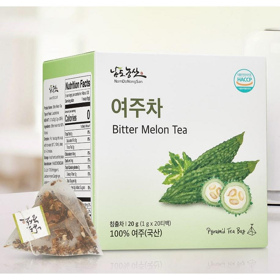남도농산 여주차 20입 100% 국산 쌉싸름하고 구수한 자연의 맛 1 each