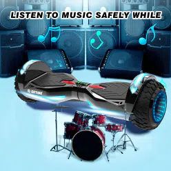 GOTRAX Nova Pro 悬浮滑板,配备 6.5 英寸车轮,双 200W 电机,最高时速可达 6.2 英里 1 份