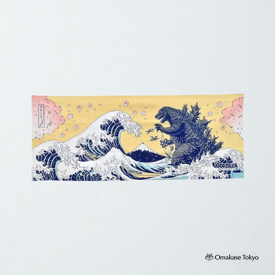 Forkart Godzilla Print Tenugui  Cherry Blossom 20 g