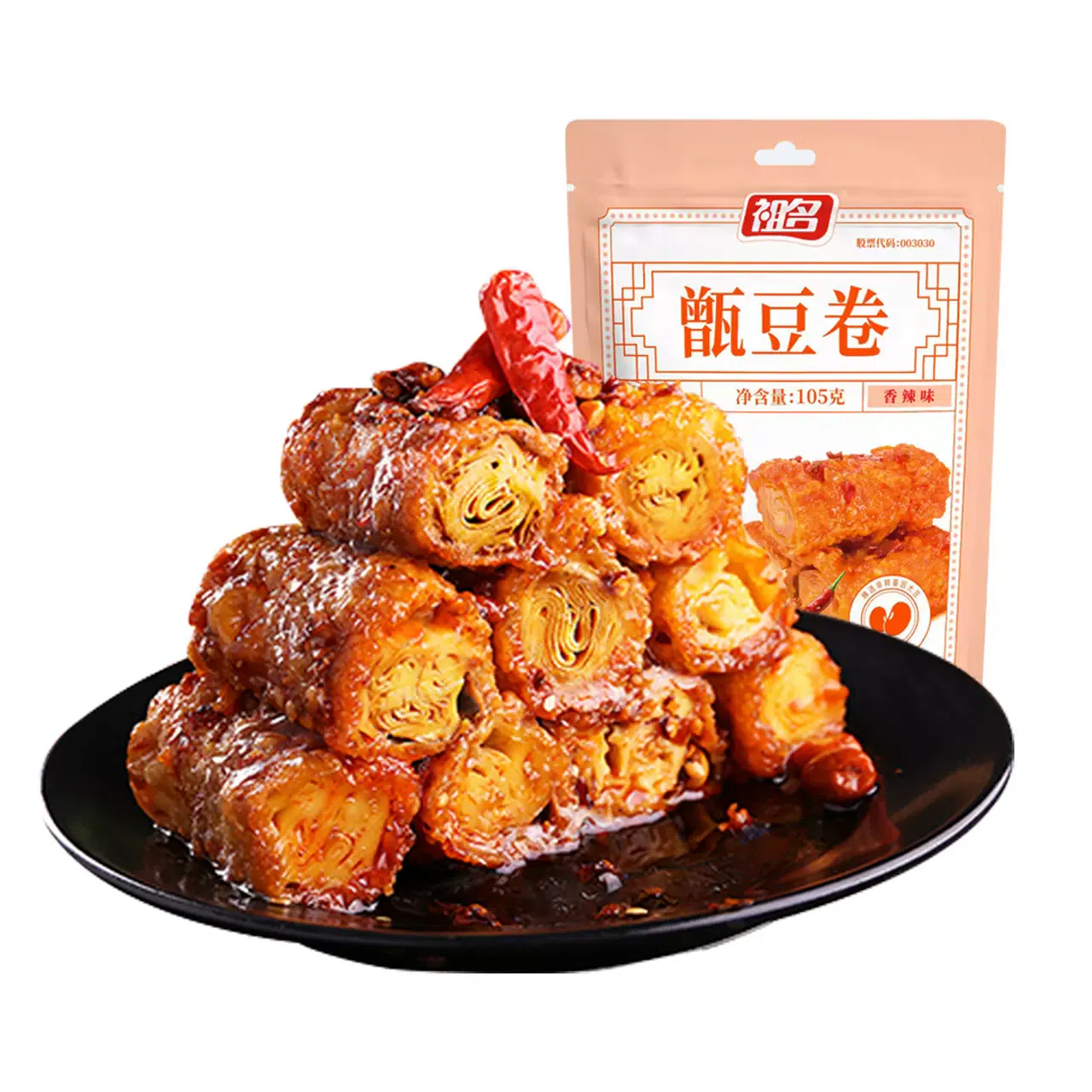 Ancestral Name Spicy Steamed Bean Roll 105g * 1 ba 105 กรัม