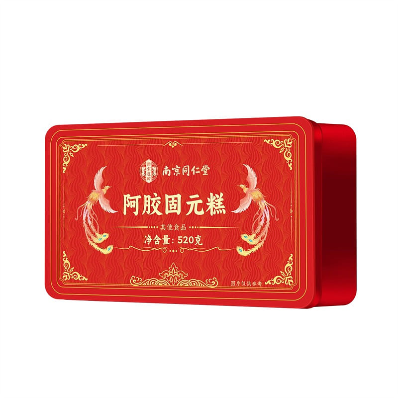 Nanjing Tongrentang Ejiao Guyuan Cake 520g/box 520 g