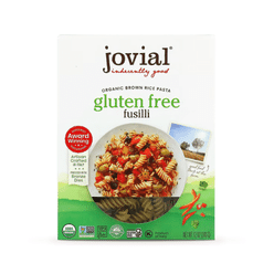 Jovial Foods Pasta, Brown Rice, Fusilli, GF, Organic 340 g