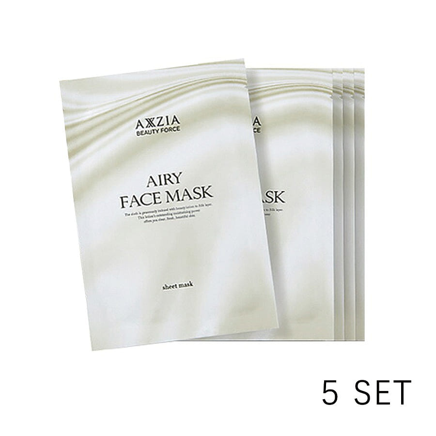 AXXZIA Beauty Force Airy Face Mask 5 Sheets/ 1 count