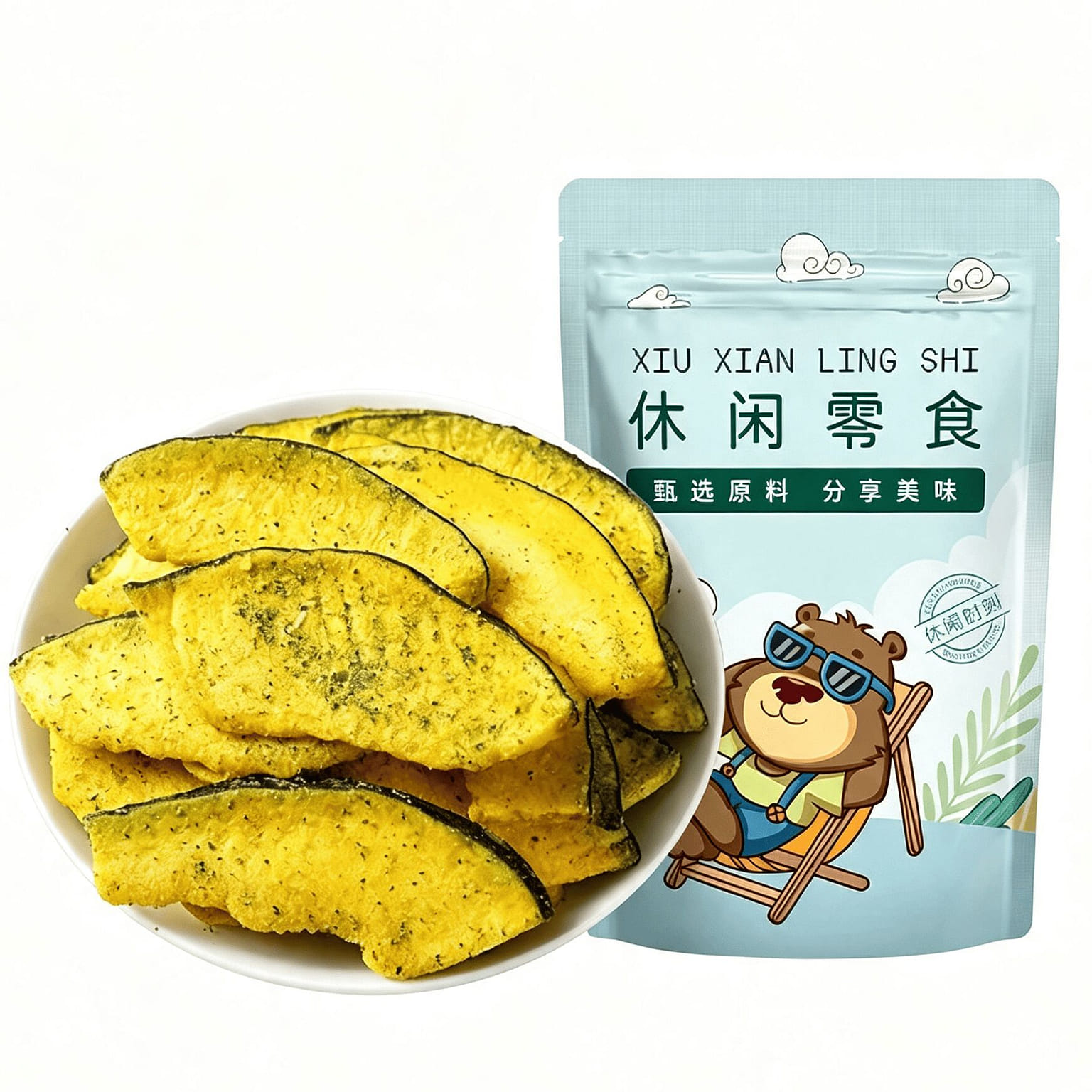 Pumpkin Chips Seaweed Flavor 100g 100 g
