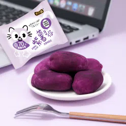 Purple Sweet Potato McLeerson Purple Sweet Potato Mini Pastry 12 packs/box Meal replacement, light food, and coarse grains 300 g