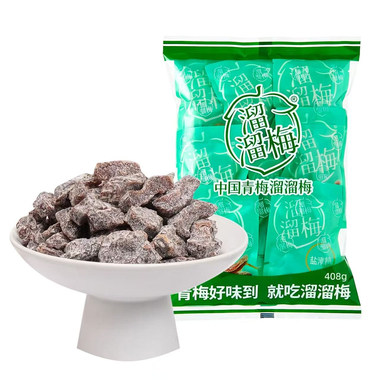 Liu Liu Mei Salted Plum Strips 408g 1 pack