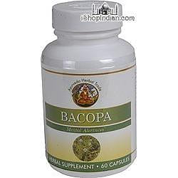Bacopa - Memory & Alertness (Sandhu's Ayurveda) - 60 capsules 60 count