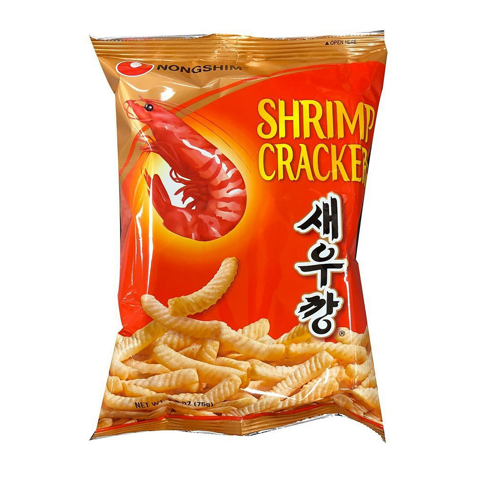 农心虾片饼干 原味 2.64盎司（75克） 1 份