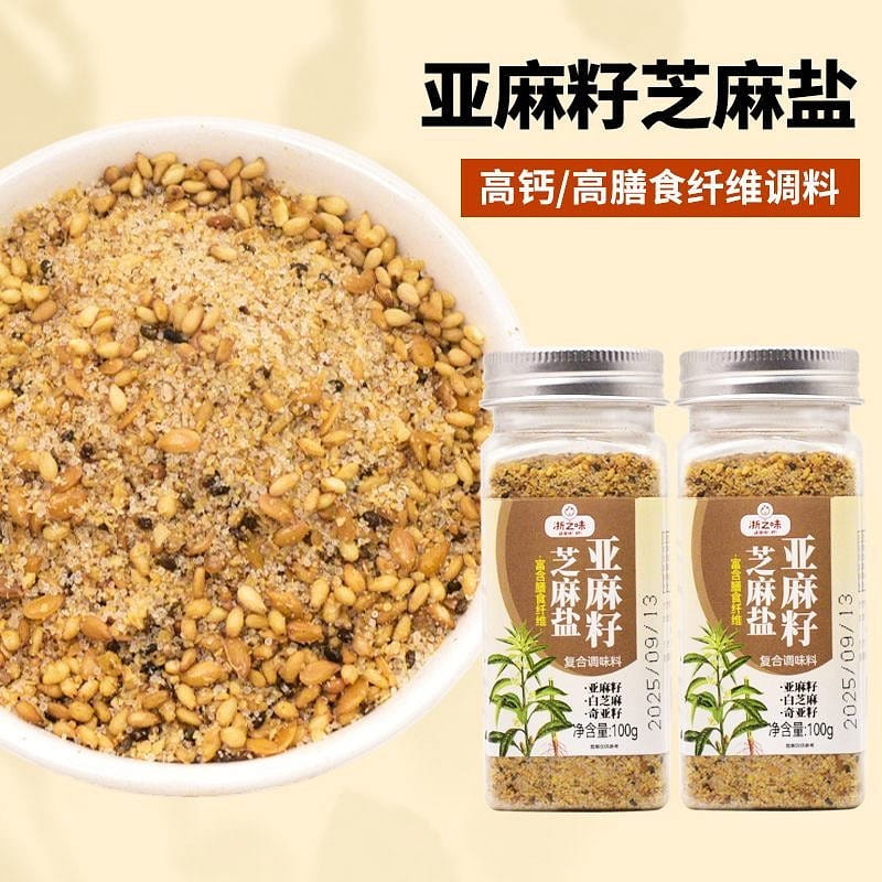 1 bottle of flaxseed sesame salt seasoning 100 g