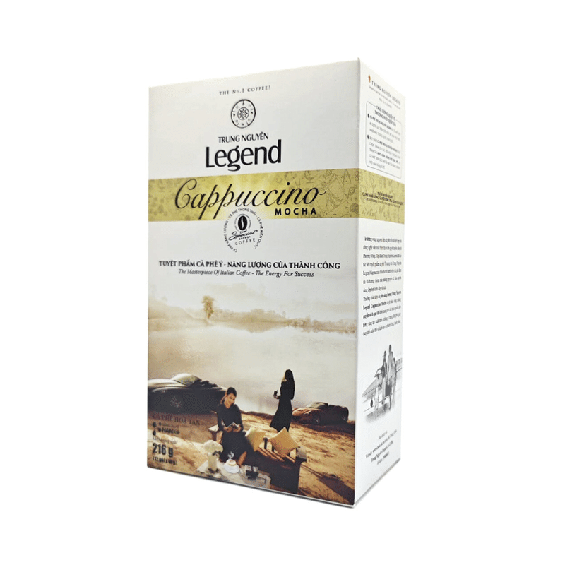 Trung Nguyen Legend Cappuccino Mocha Instant Coffee 12*18g 216 그램