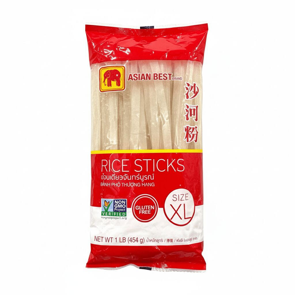 Asian Best Rice Noodle Sticks PHO Size XL 1 파운드