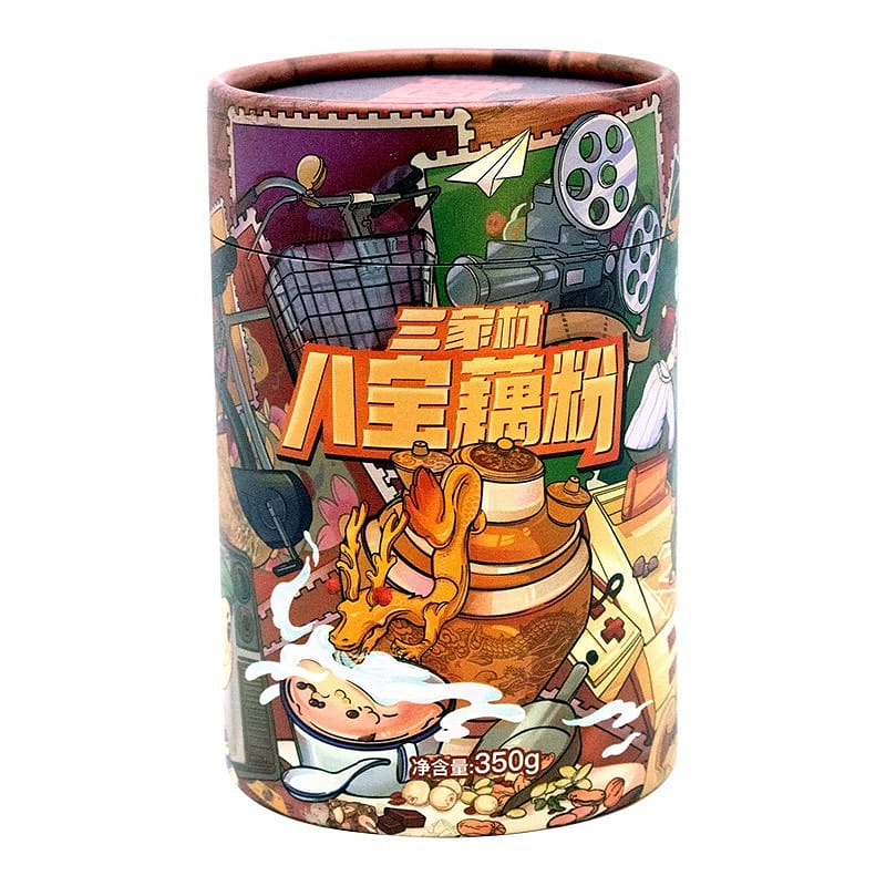 Sanjiacun - West Lake Lotus Root Powder with Osmanthus, Red Bean, and Lotus Seed 350 กรัม