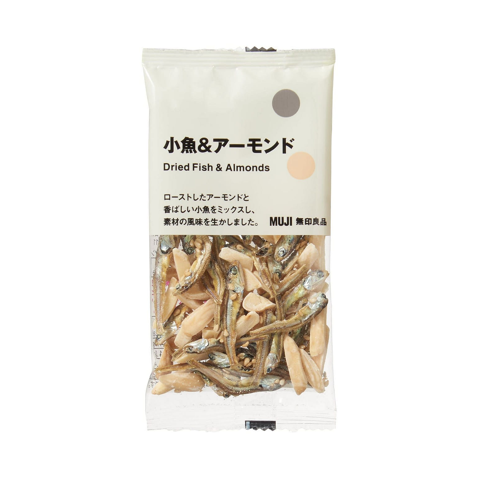 MUJI Dried Fish & Dried Almonds 14g 1 each
