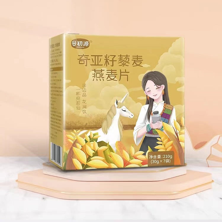Chia Seeds Quinoa Oats Weight Loss Meal Replacement Satiety Porridge 30g*7bags 1 케이스