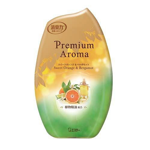 エステー お部屋の消臭力 Premium Aroma スイートオレンジ&ベルガモット 400ml 1 個