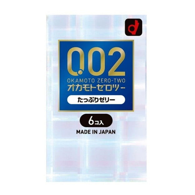 Okamoto 002 Condoms Lubricated Double 6 Pack 1 개