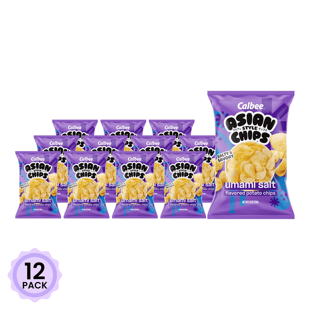 Calbee Asian Chips Umami Salt 6 oz*12 pack