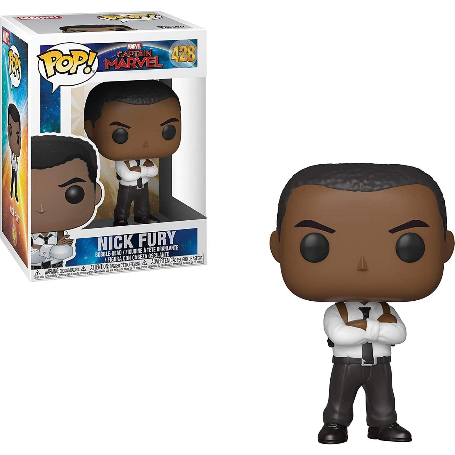 Funko Pop! Marvel: Captain Marvel - Nick Fury 1 개입