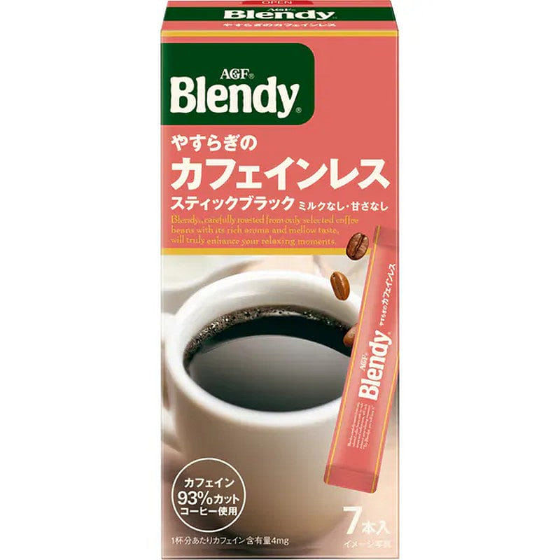 Blendy Personal Instant Coffee Decaf 7 Count 1 each