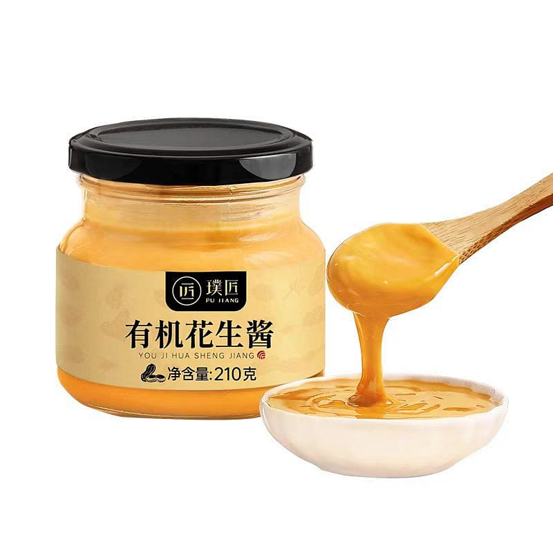 Pu Jiang Organic Peanut Butter 210G 1 Bottle 210 g