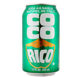 [Coco Rico] 6 Cans Coconut Soda 330ml 6 count