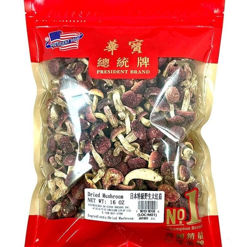 President Brand dried mushroom 16 oz