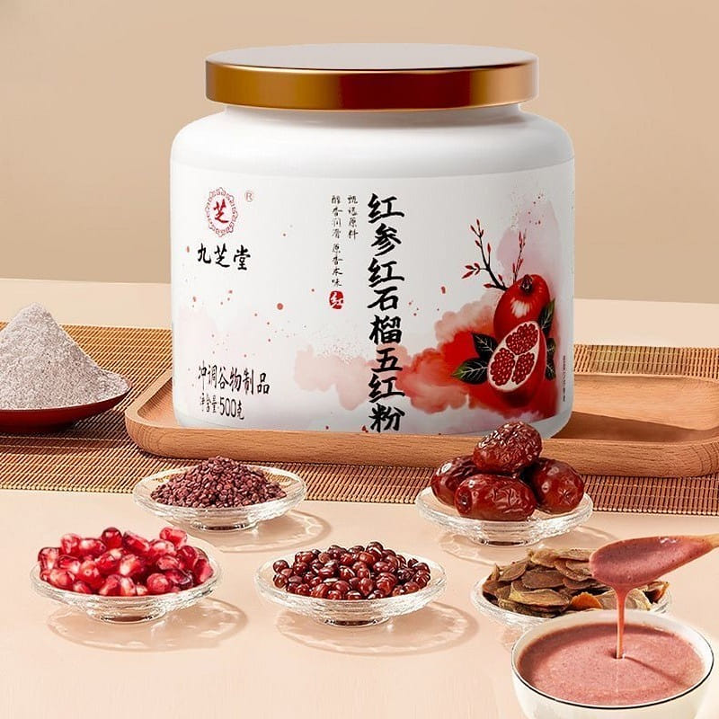 中華老字號 九芝堂 五紅粉500g 1 罐