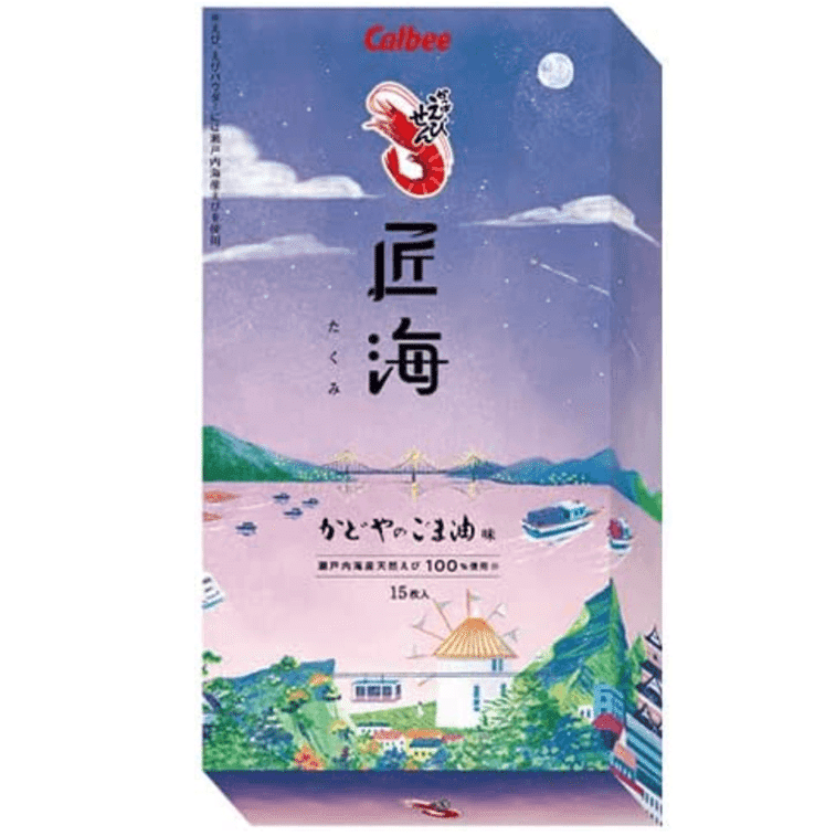 CALBEE TAKUMI Kappa Ebisen Fragrance oil flavor 15 pcs 15 개