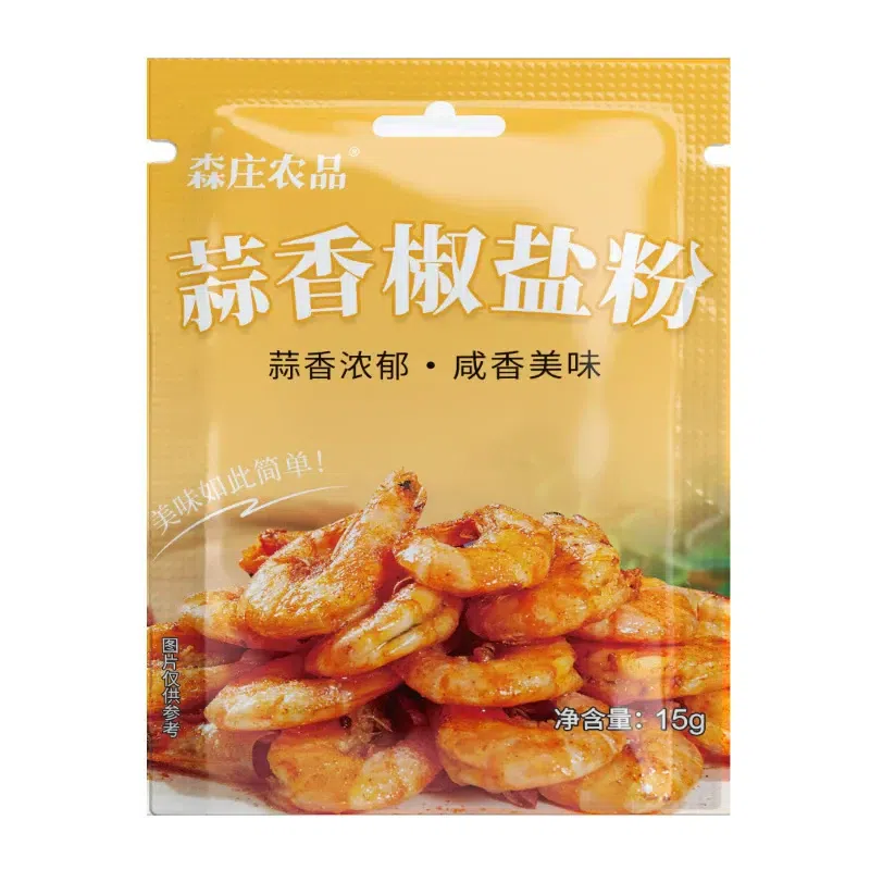 Garlic salt and pepper powder 15g*4 bags 60 g